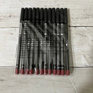 New 12PC Italia Deluxe Ultra Fine Lip Liner Set of 12 MAUVE 1054